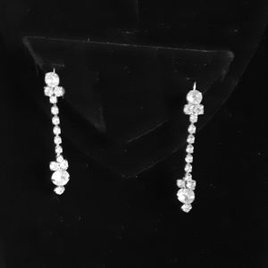 Vintage crystal  earrings